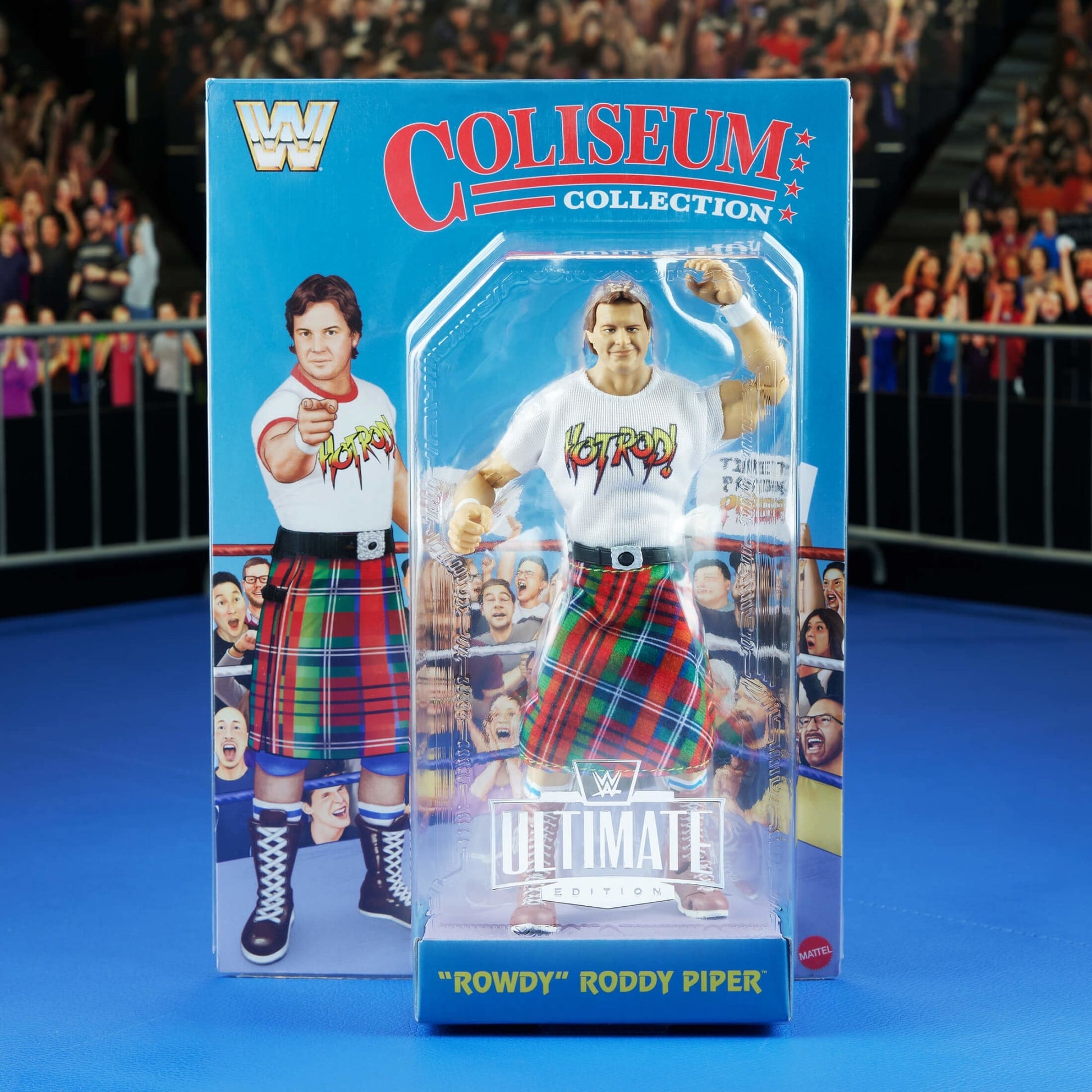 WWE Ultimate Edition Coliseum Collection "Rowdy" Roddy Piper & George "The Animal" Steele 2-Pack - Bộ 2 Mô Hình Action Figure