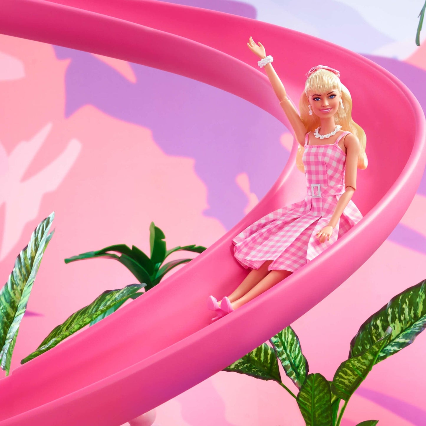 Barbie in Pink Gingham Dress – Barbie The Movie Búp Bê Sưu Tầm Chính Hãng Mattel HPJ96