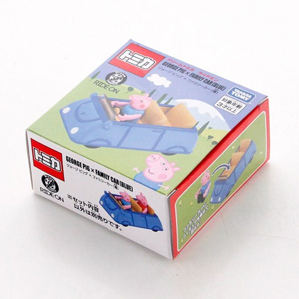 Đồ chơi mô hình xe Tomica Peppa Pig x Family Car Blue ASIA Exclusive