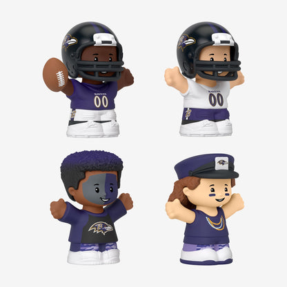 Little People Collector x NFL Baltimore Ravens Set - Bộ Mô Hình Đồ Chơi Sưu Tập NFL Mattel HNJ33 - Hình ảnh bổ sung 6