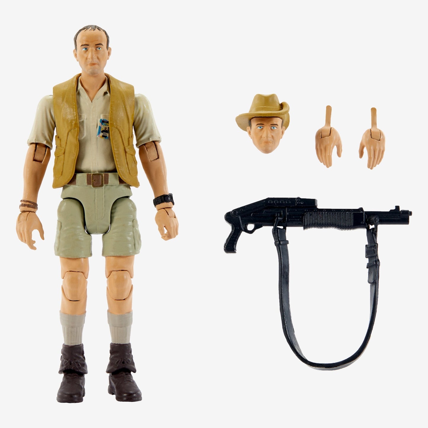 Jurassic World Jurassic Park Figure Robert Muldoon Hammond Collection Mô Hình Nhân Vật Khớp Linh Hoạt 3.75 Inch Mattel Creations - Hình ảnh bổ sung 5