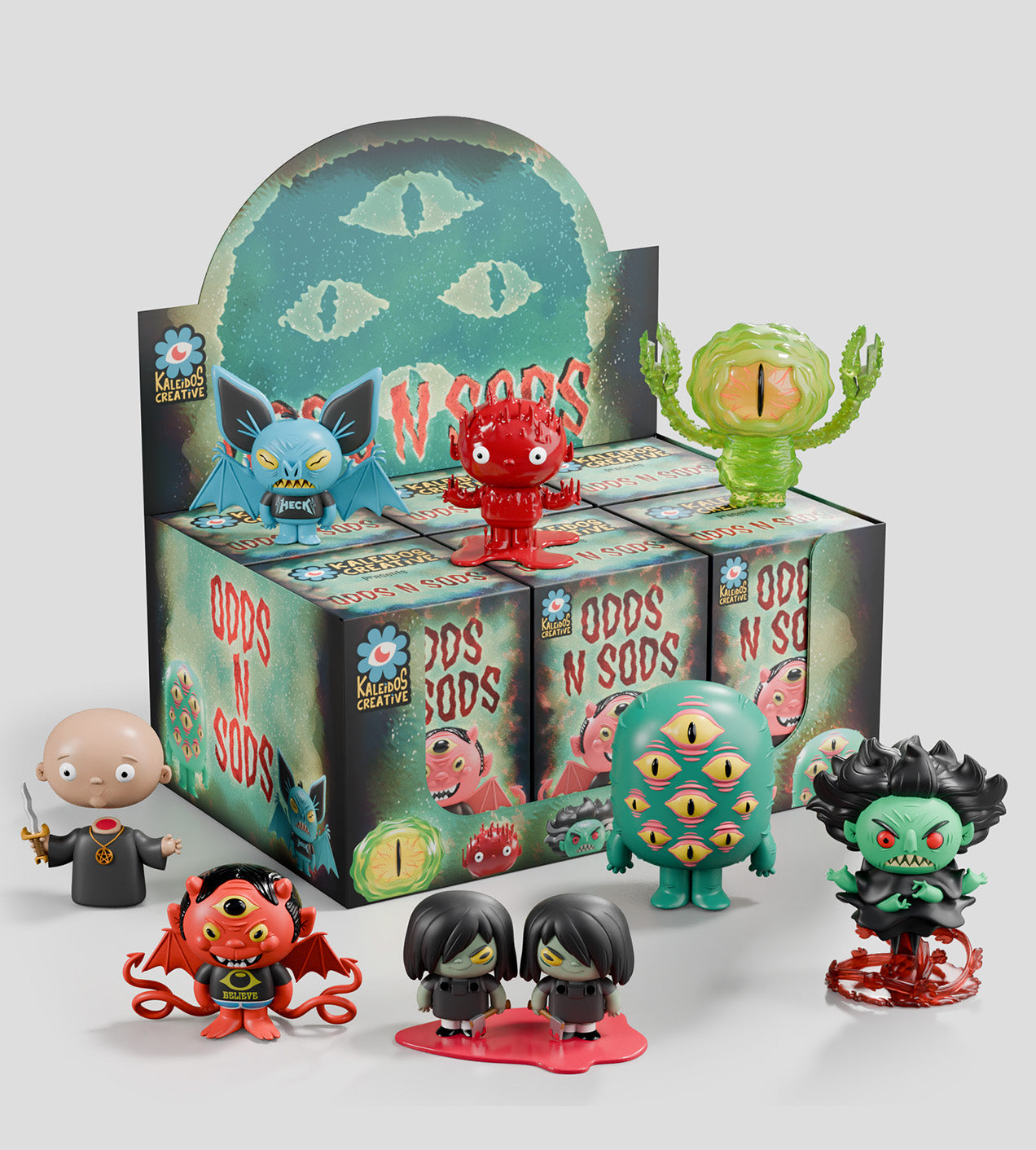 Kaleidos Creative - Odds N Sods S1 | Mô hình Blind Box Art Toy Sưu tầm - Hình ảnh sản phẩm