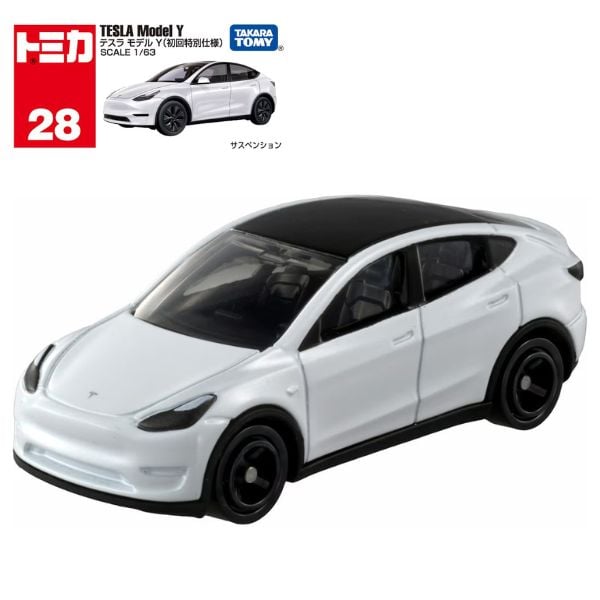 Tomica No. 28 Tesla Model Y Special First Edition