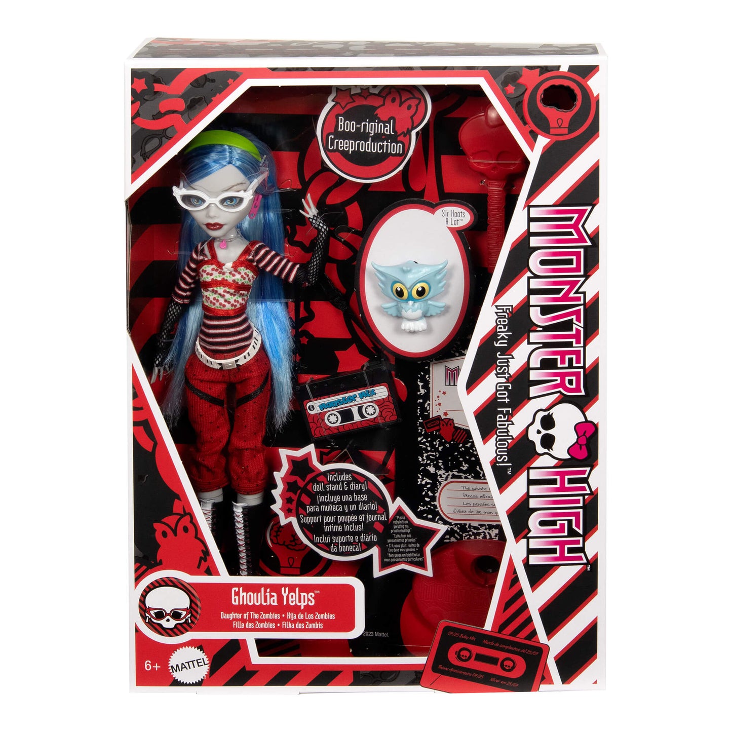 Monster High Boo-riginal Creeproduction G1 Ghoulia Yelps Doll - Búp bê sưu tầm Mattel - Hình ảnh bổ sung 7