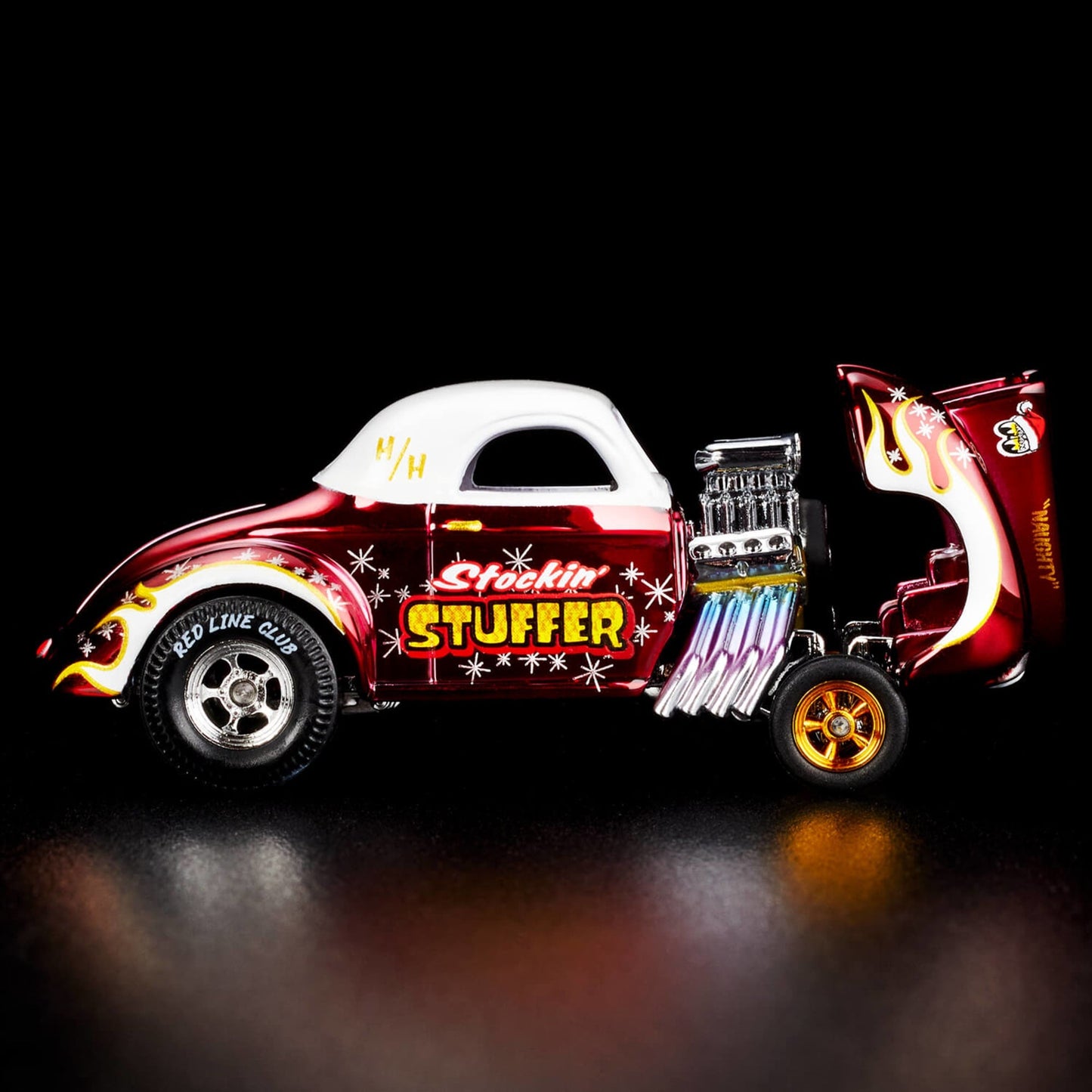 RLC Exclusive ’41 Willys Gasser Holiday Car - Xe Mô Hình Sưu Tầm Giới Hạn Hot Wheels - Góc nhìn khác 3