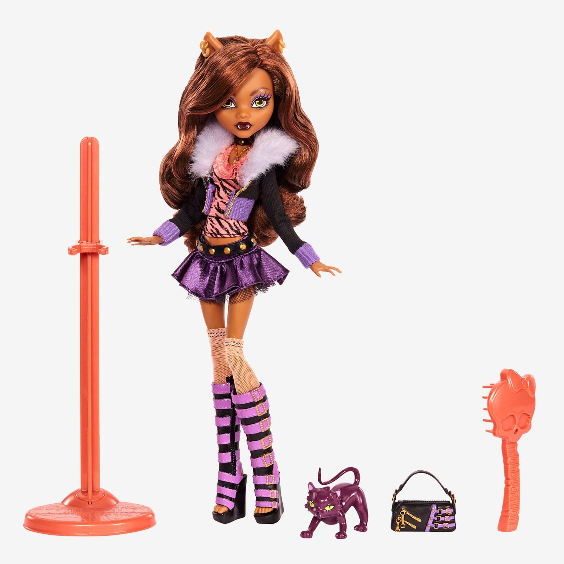 Monster High Clawdeen Wolf Reproduction Doll Búp Bê Sưu Tầm G1 Mattel HGC30 - Hình ảnh bổ sung 7