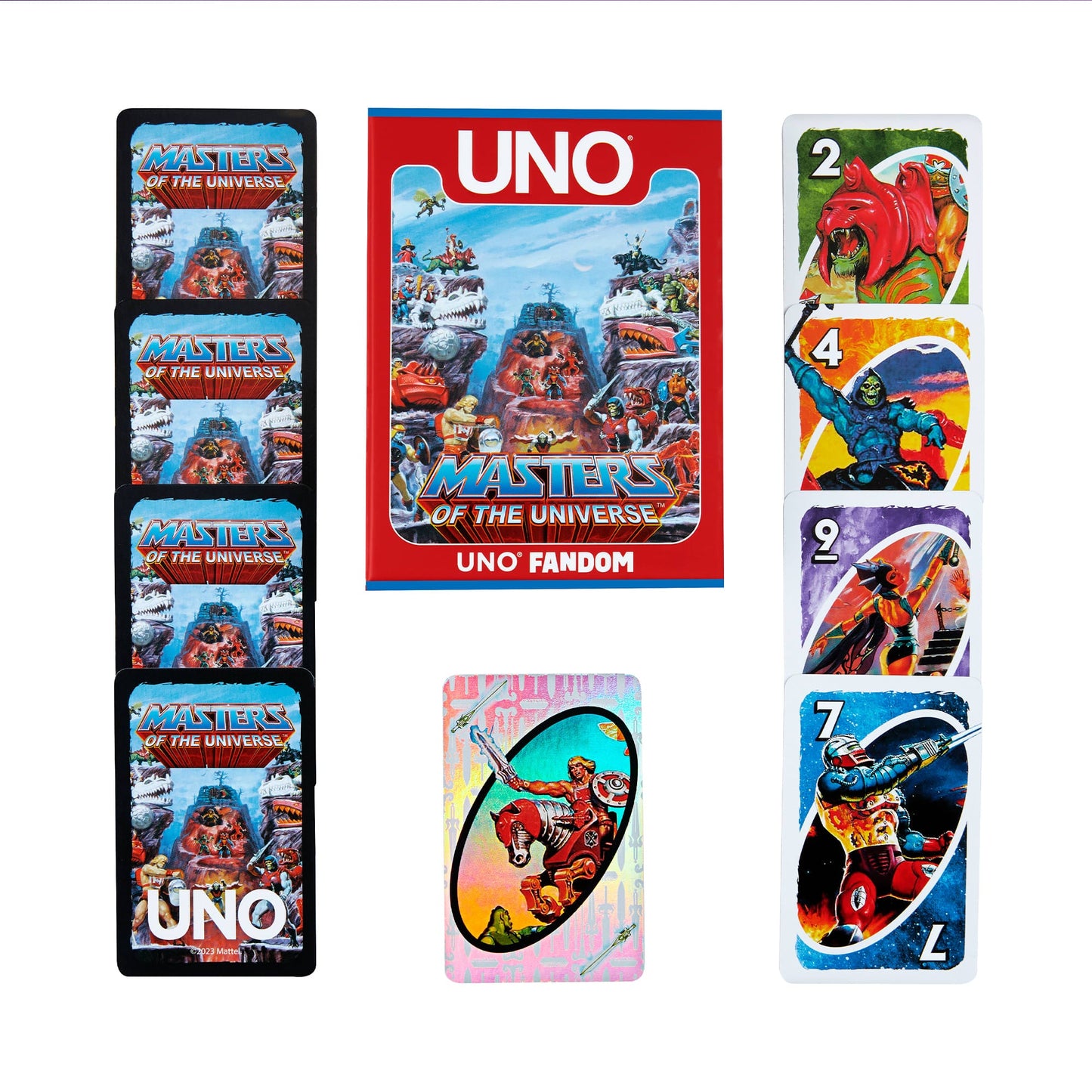 UNO Fandom MOTU Game - Trò chơi thẻ bài Masters Of The Universe - Mattel Creations - Góc nhìn khác 3