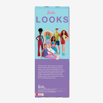 Barbie Looks Doll (Curvy, Curly Blonde Hair) - Búp bê sưu tầm Barbie Signature Mattel HJW83 Mattel - ảnh 3 - Búp bê sưu tầm