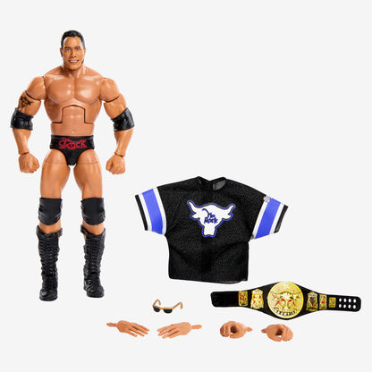WWE Elite Collection The Rock Action Figure Mô Hình Hành Động Siêu Sao Mattel HKN81 - Góc nhìn khác 3