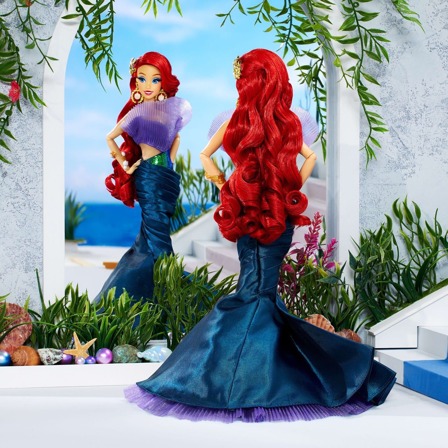 Enchanted Elegance Collection Ariel Doll - Búp bê Nàng Tiên Cá sưu tầm cao cấp - Mattel - Hình ảnh chi tiết 2