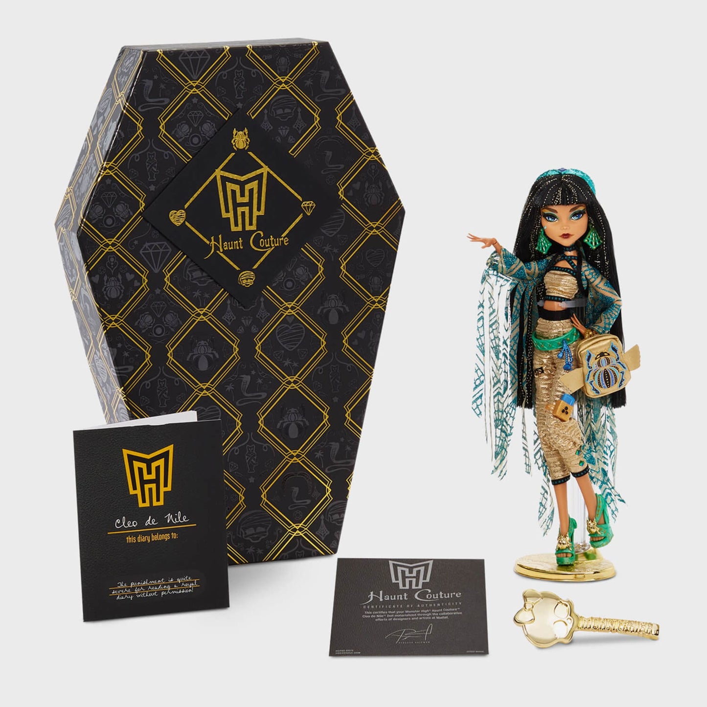 Monster High Haunt Couture Cleo de Nile Doll - Búp Bê Sưu Tầm Cao Cấp - Mattel - Hình ảnh sản phẩm