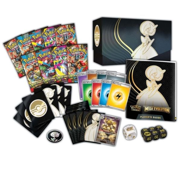 Thẻ bài Pokemon TCG ME01 Mega Evolution Elite Trainer Box Mega Gardevoir tiếng Anh
