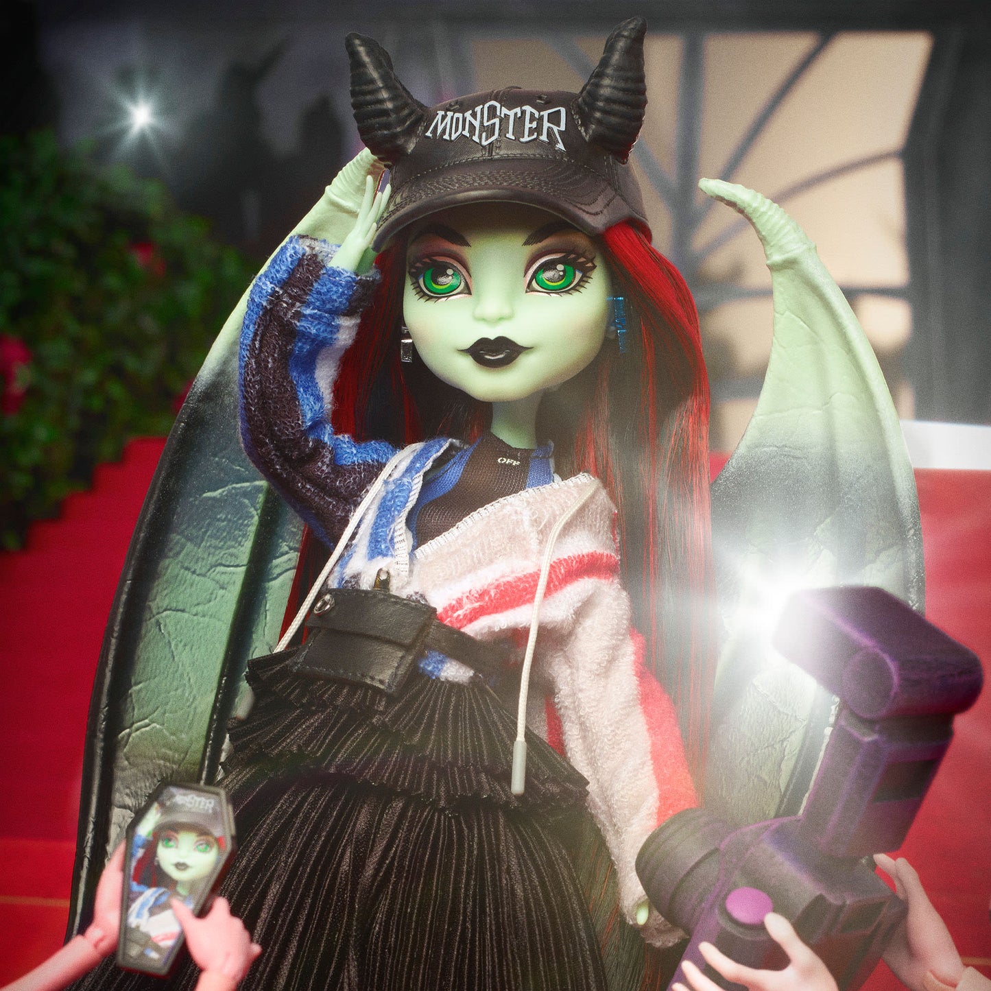 Off-White™ c/o Monster High Raven Rhapsody Doll - Búp Bê Sưu Tầm Cao Cấp Mattel Creations - Hình ảnh bổ sung 5