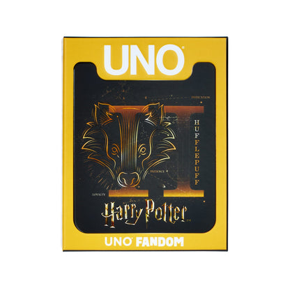UNO Fandom Harry Potter Hufflepuff Game Deck - Trò chơi thẻ bài Nhà Hufflepuff - Mattel