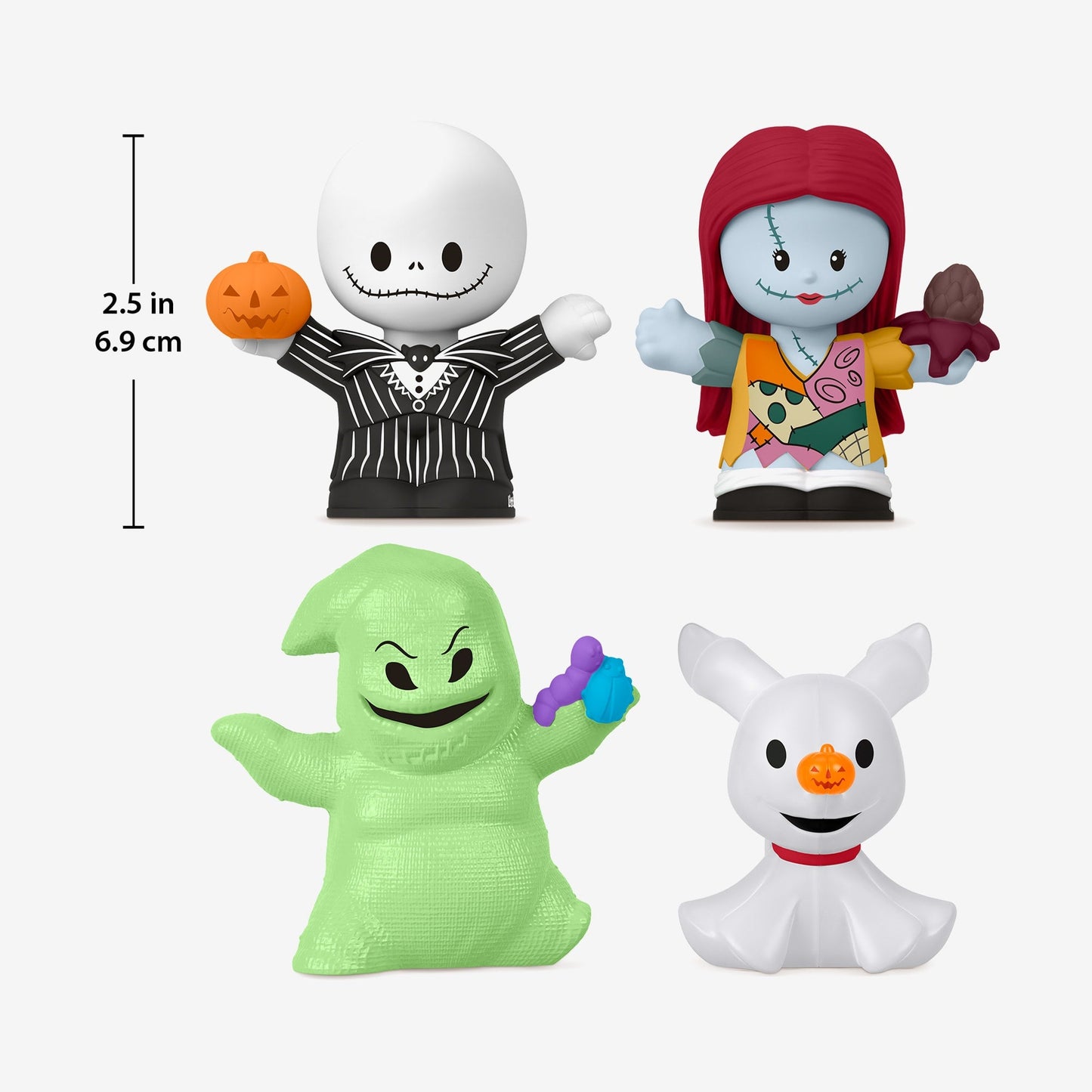 Little People Collector Disney Tim Burton’s The Nightmare Before Christmas Set - Bộ Figure Sưu Tầm - Mattel - Góc nhìn khác 3
