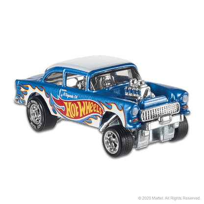 Hot Wheels Display Case - Kệ Trưng Bày 50 Xe Kèm Xe '55 Chevy Gasser - Mattel GND88
