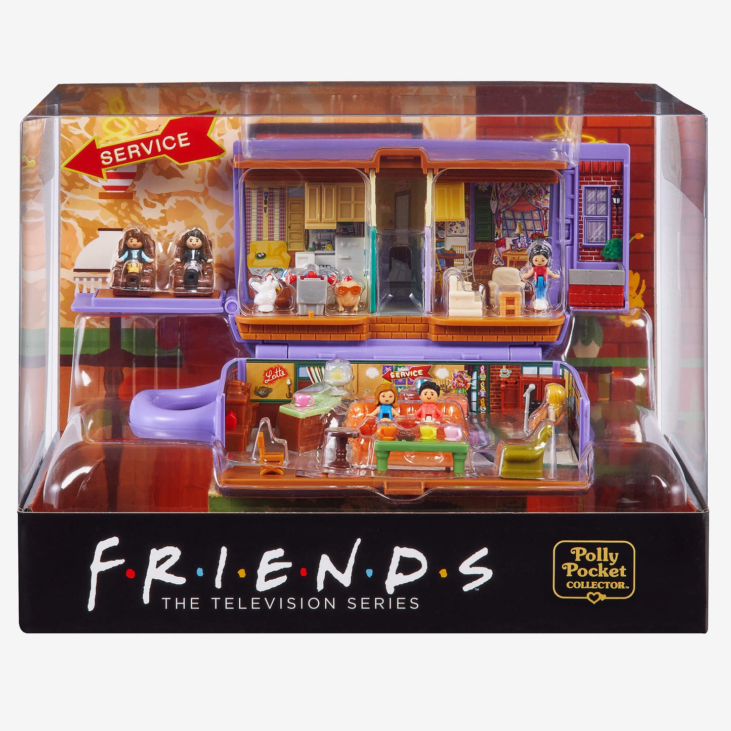 Polly Pocket Collector Friends Compact - Bộ Đồ Chơi Sưu Tầm Phim Friends Mattel HKV74 Mattel - ảnh 2 - Figure Sets