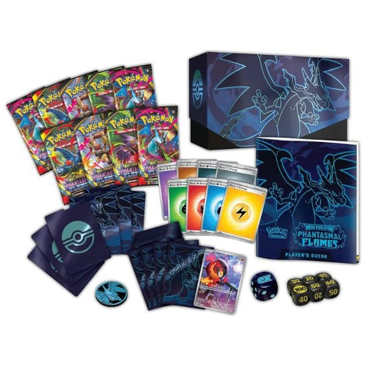 Thẻ bài Pokemon TCG ME02 Phantasmal Flames Elite Trainer Box tiếng Anh