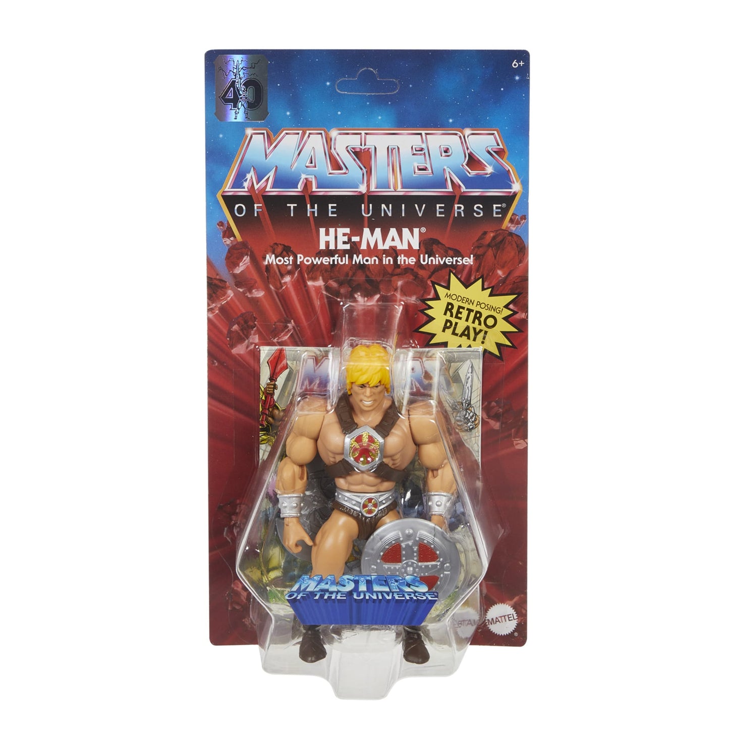 Masters of the Universe Origins 200X He-Man Action Figure - Mô Hình Nhân Vật Khớp Nối - Mattel HDR96 - Hình ảnh chi tiết 2