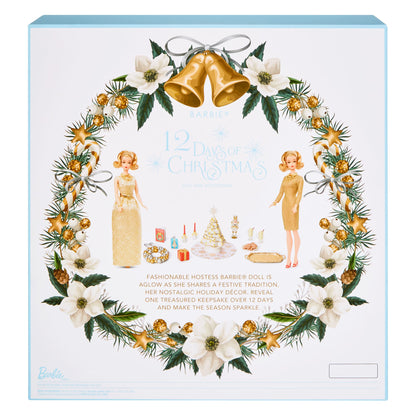 12 Days of Christmas Barbie Doll and Accessories - Búp bê Barbie Signature Gold Label 2024