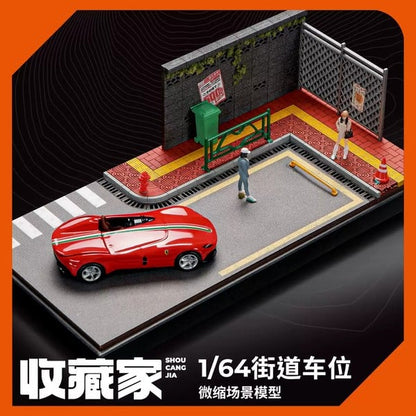 Diorama 1:64 Kèm Hộp Trưng Bày - Góc Vỉa Hè 82007-A
