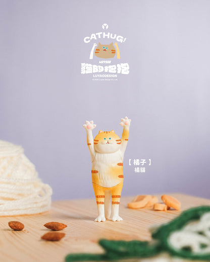 Cat Hug Blind Box Series - Mô Hình Mèo Hộp Mù Luyao Design