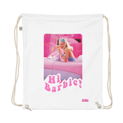 Hi Barbie Drawstring Bag – Barbie The Movie - Túi Dây Rút Bông Hữu Cơ - Mattel - Hình ảnh sản phẩm