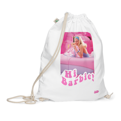 Hi Barbie Drawstring Bag – Barbie The Movie - Túi Dây Rút Bông Hữu Cơ - Mattel - Hình ảnh chi tiết 2