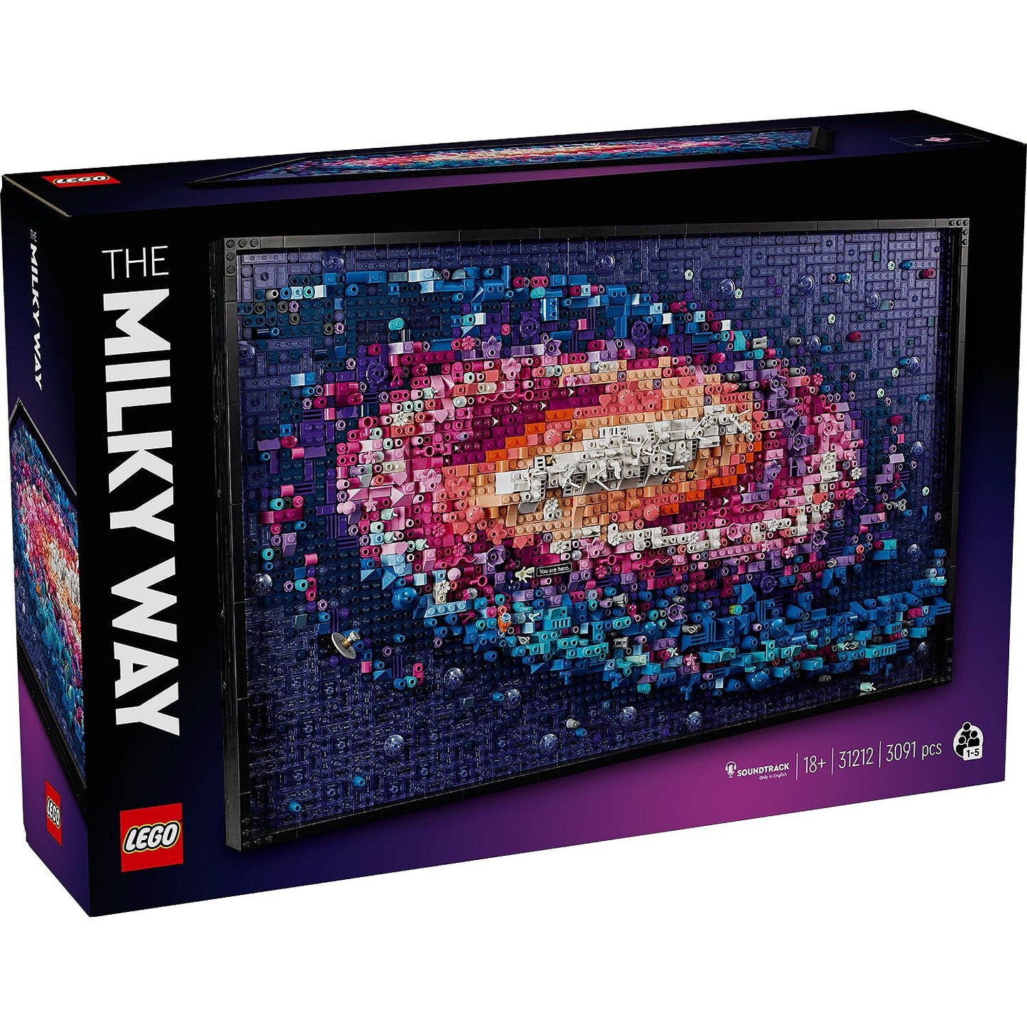 LEGO® Art The Milky Way Galaxy - Tranh Lắp Ráp 3D Thiên Hà Ngân Hà - LEGO 31212 LEGO - ảnh 3 - Building Sets
