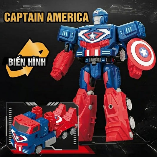 Mô hình Marvel - Transform Car - Captain America - ZD Toys - ZC20