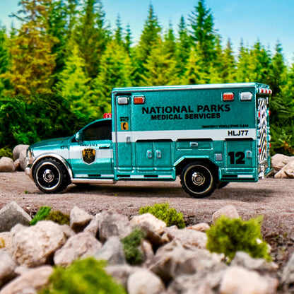 Matchbox 2019 Ram Ambulance Xe Mô Hình Cứu Thương Cao Cấp Matchbox HLJ77 - Hình ảnh chi tiết 2