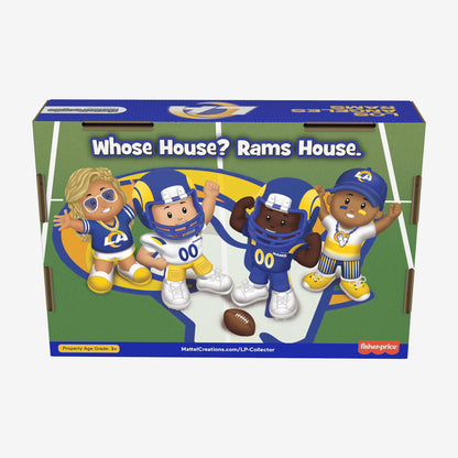 Little People Collector x NFL Los Angeles Rams Set - Bộ Mô Hình Nhân Vật Sưu Tầm Thể Thao Mattel