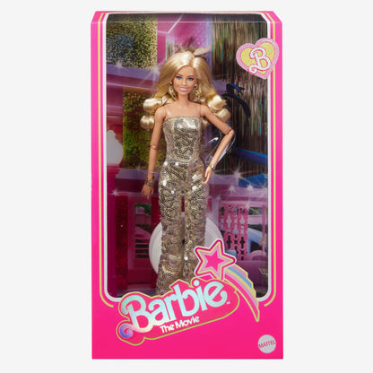Barbie in Gold Disco Jumpsuit – Barbie The Movie - Búp bê sưu tầm cao cấp - Mattel
