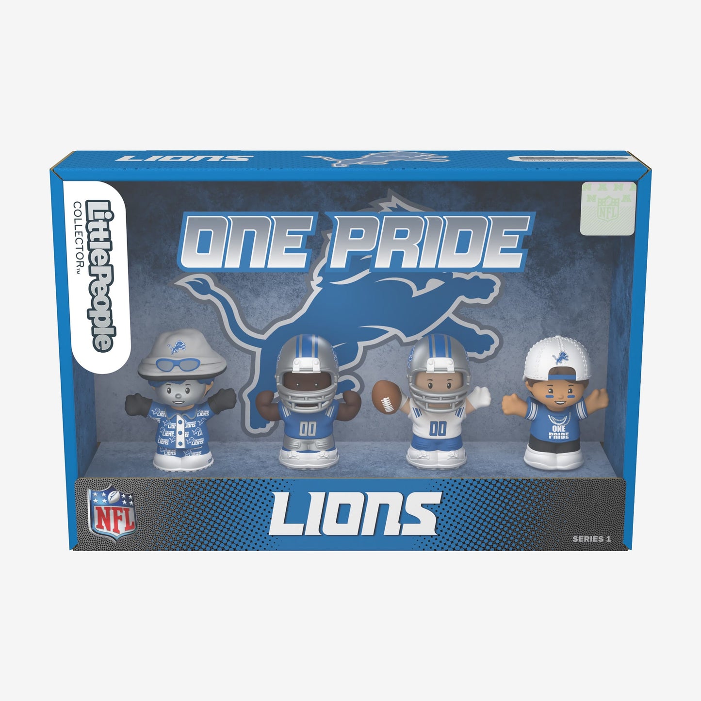 Little People Collector x NFL Detroit Lions Set - Bộ Mô Hình Đồ Chơi NFL Mattel Mattel - ảnh 3 - Figure Set
