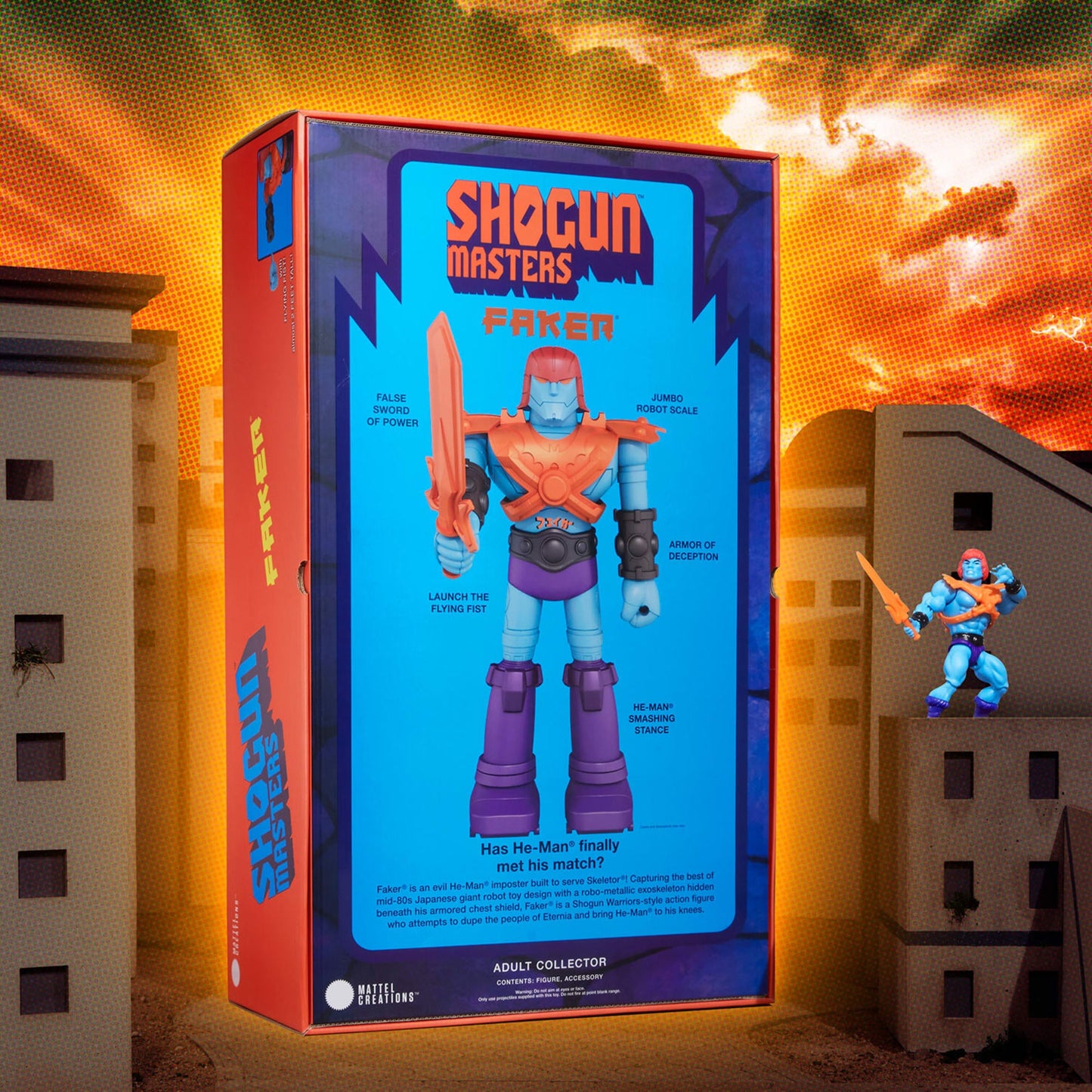 Shogun Warriors Faker Collector Figure - Mô hình Robot Khổng lồ Masters of the Universe Mattel - Hình ảnh bổ sung 5