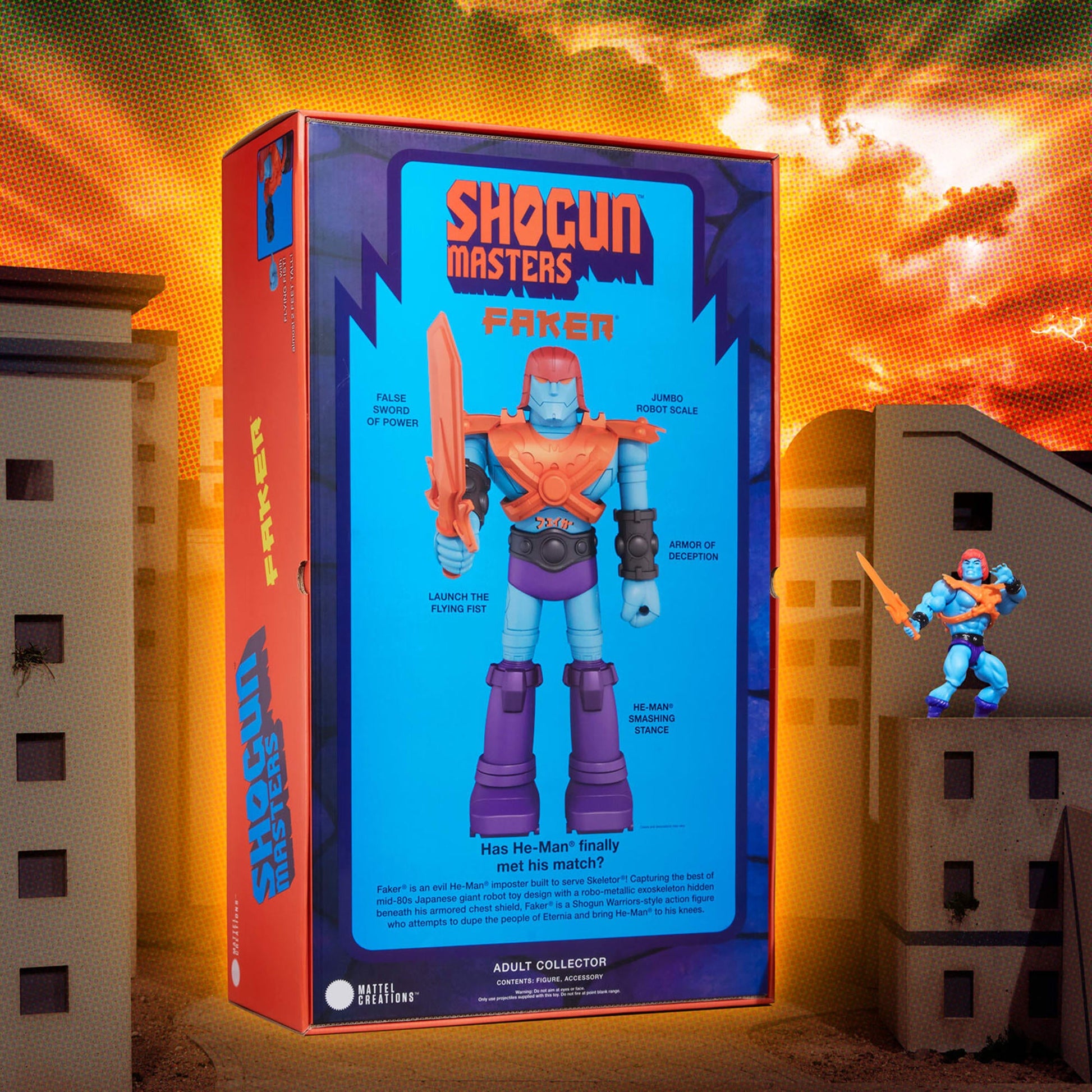 Shogun Warriors Faker Collector Figure - Mô hình Robot Khổng lồ Masters of the Universe Mattel - Hình ảnh bổ sung 5