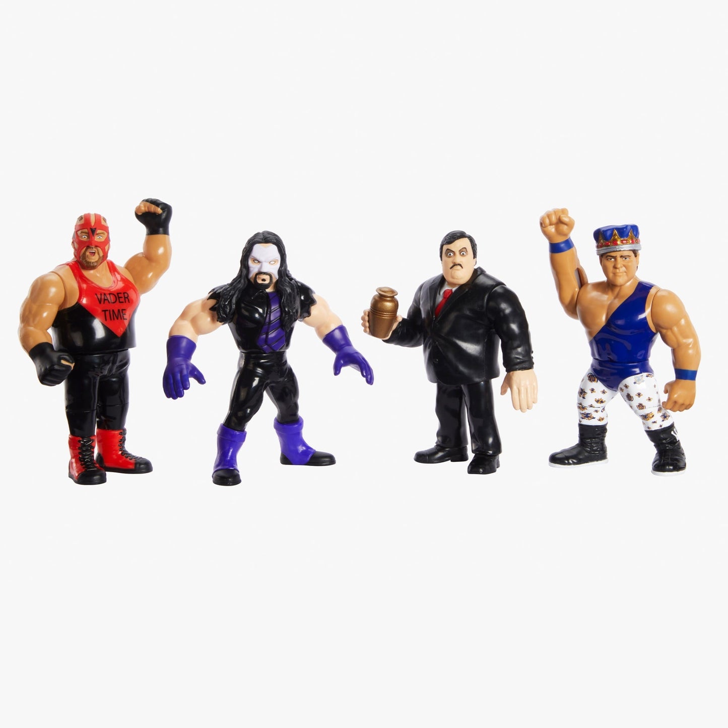 WWE Retro Action Figures 4-Pack Bundle - Bộ 4 Mô Hình Đồ Chơi Sưu Tầm - Mattel Creations Exclusive Wave 4 - Hình ảnh sản phẩm