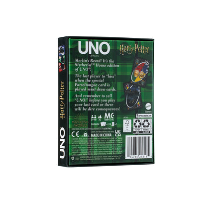 UNO Fandom Harry Potter Slytherin Game Deck - Bài Thẻ Board Game Phù Thuỷ - Mattel Creations Mattel Creations - ảnh 3 - Board