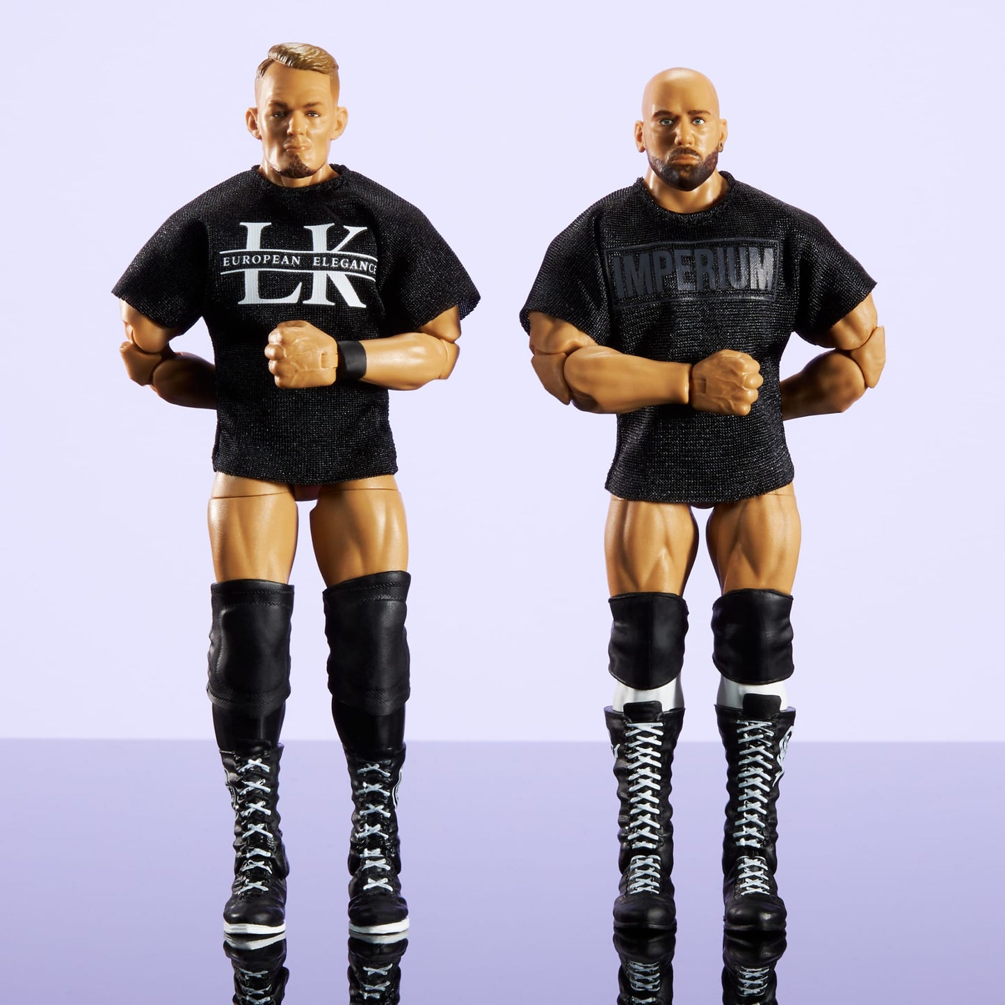 WWE Elite Collection Imperium: Giovanni Vinci & Ludwig Kaiser - Bộ 2 Mô Hình Action Figure Mattel - Góc nhìn khác 3