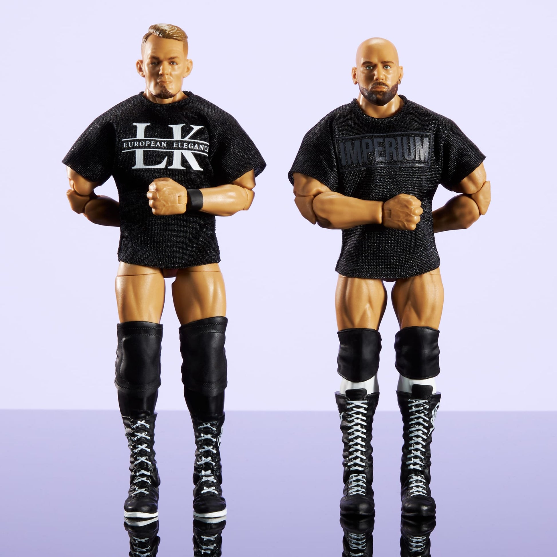 WWE Elite Collection Imperium: Giovanni Vinci & Ludwig Kaiser - Bộ 2 Mô Hình Action Figure Mattel - Góc nhìn khác 3