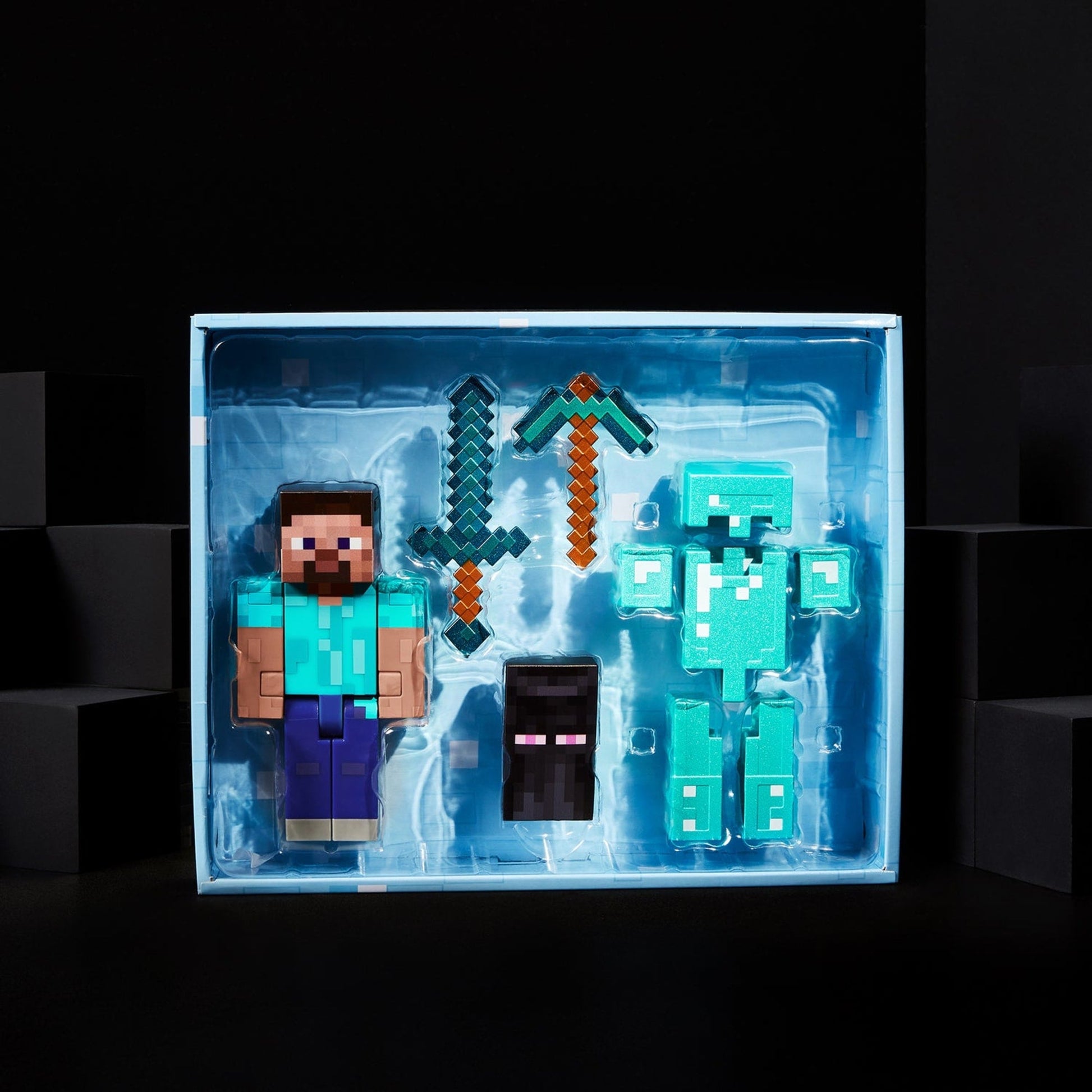 Minecraft Diamond Level Steve Collector Action Figure - Mô Hình Nhân Vật Sưu Tập Chính Hãng Mattel - Hình ảnh bổ sung 7