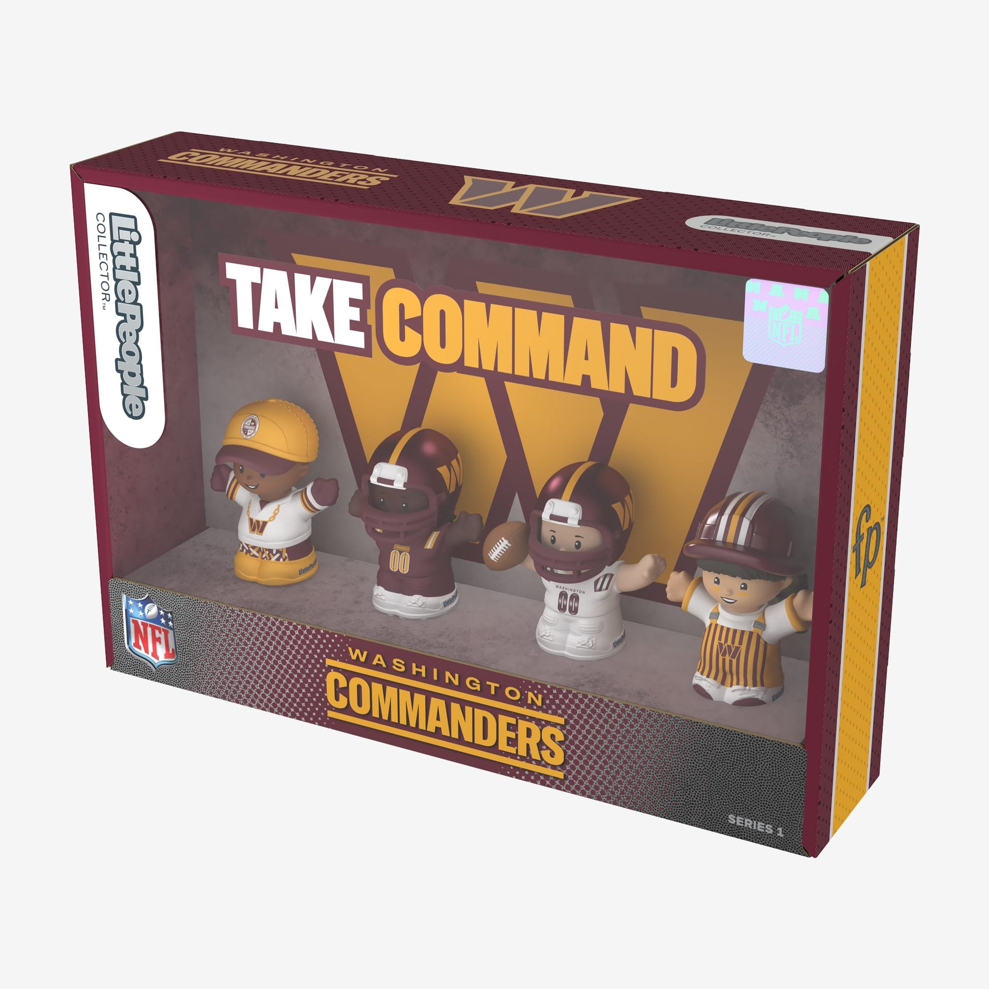 Little People Collector x NFL Washington Commanders Set - Bộ Mô Hình Sưu Tầm Thể Thao NFL - Mattel Creations Mattel - ảnh 6 -