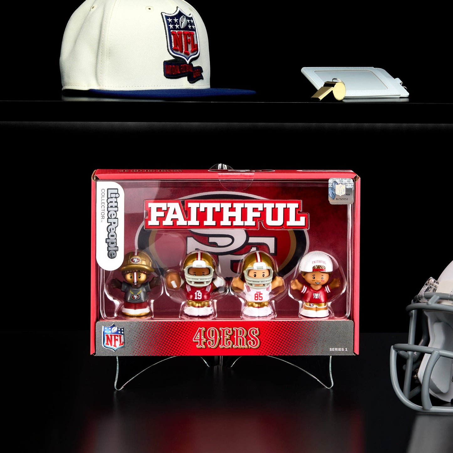 Little People Collector x NFL San Francisco 49ers Set - Bộ Nhân Vật Sưu Tầm Thể Thao - Mattel - Hình ảnh sản phẩm