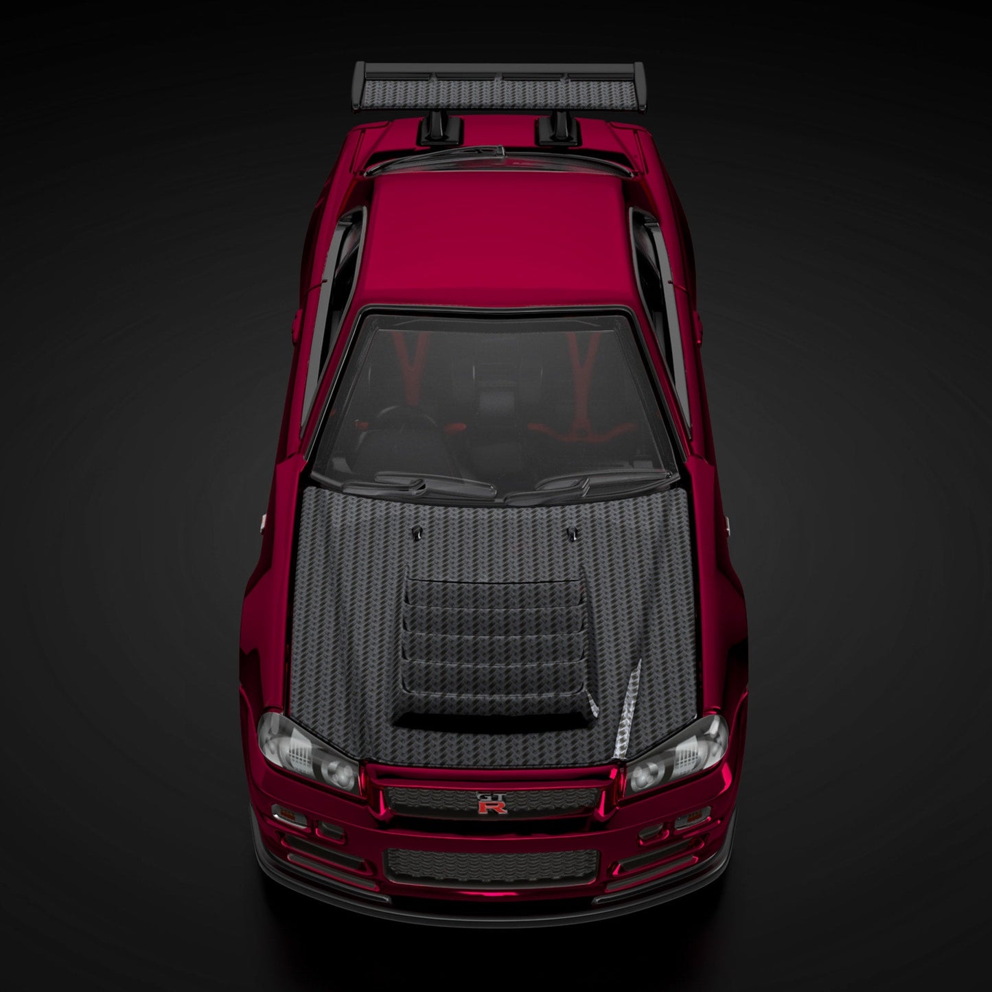 RLC Exclusive sELECTIONs Nissan Skyline GT-R (BNR34) Xe Mô Hình 1:64 Hot Wheels