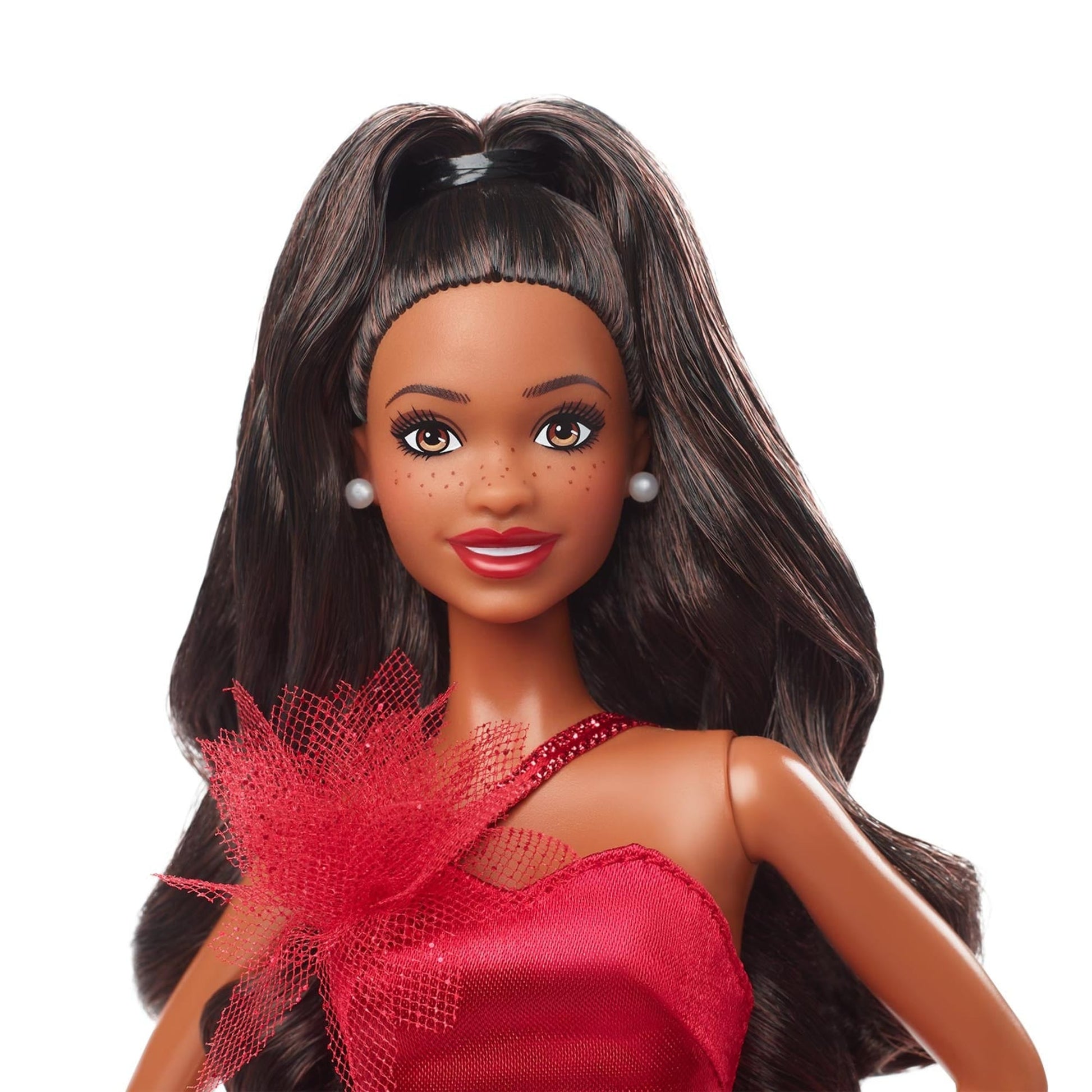 2022 Holiday Barbie, Dark-Brown Hair - Búp Bê Sưu Tầm Cao Cấp - Barbie Signature - Góc nhìn khác 3