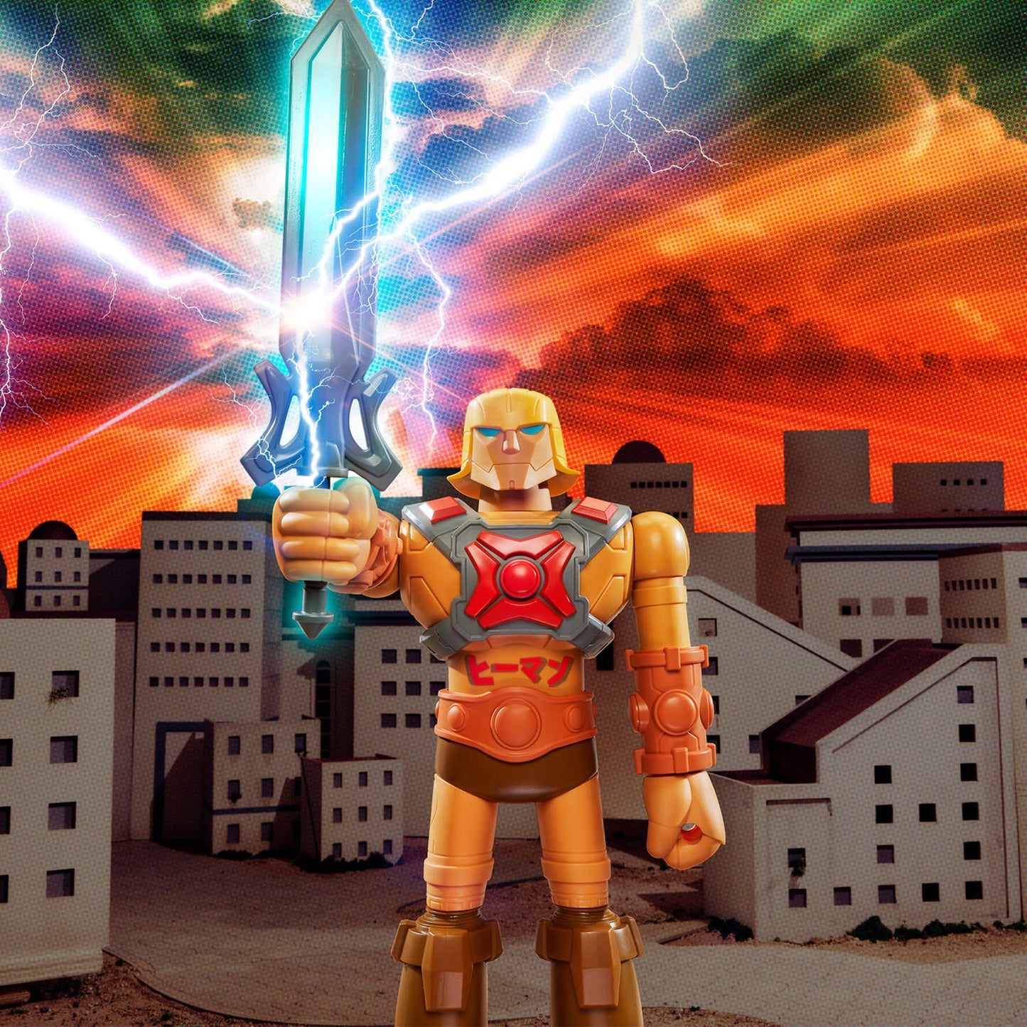 Shogun Warriors He-Man Collector Figure - Mô hình Robot khổng lồ MOTU Mattel Creations - Góc nhìn khác 3