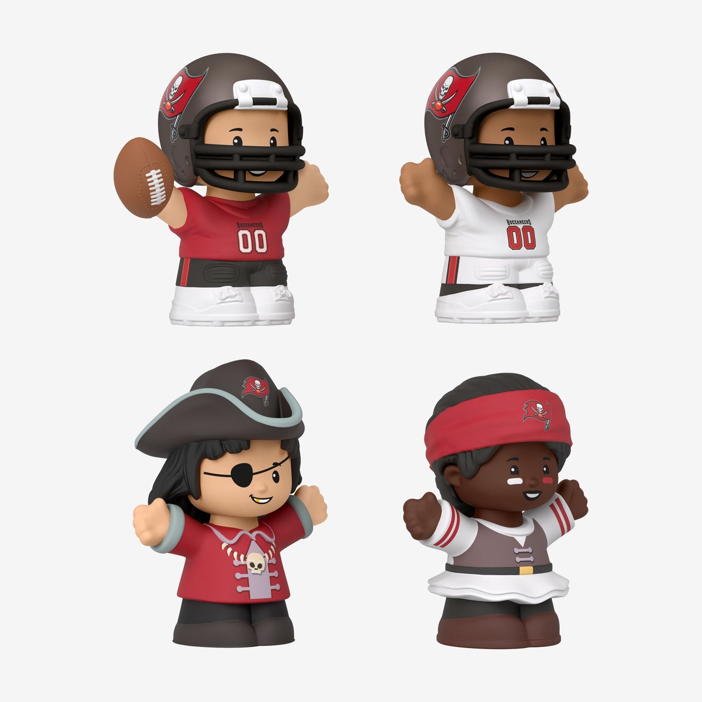 Little People Collector x NFL Tampa Bay Buccaneers Set - Bộ Nhân Vật Sưu Tầm NFL - Mattel - Hình ảnh bổ sung 6
