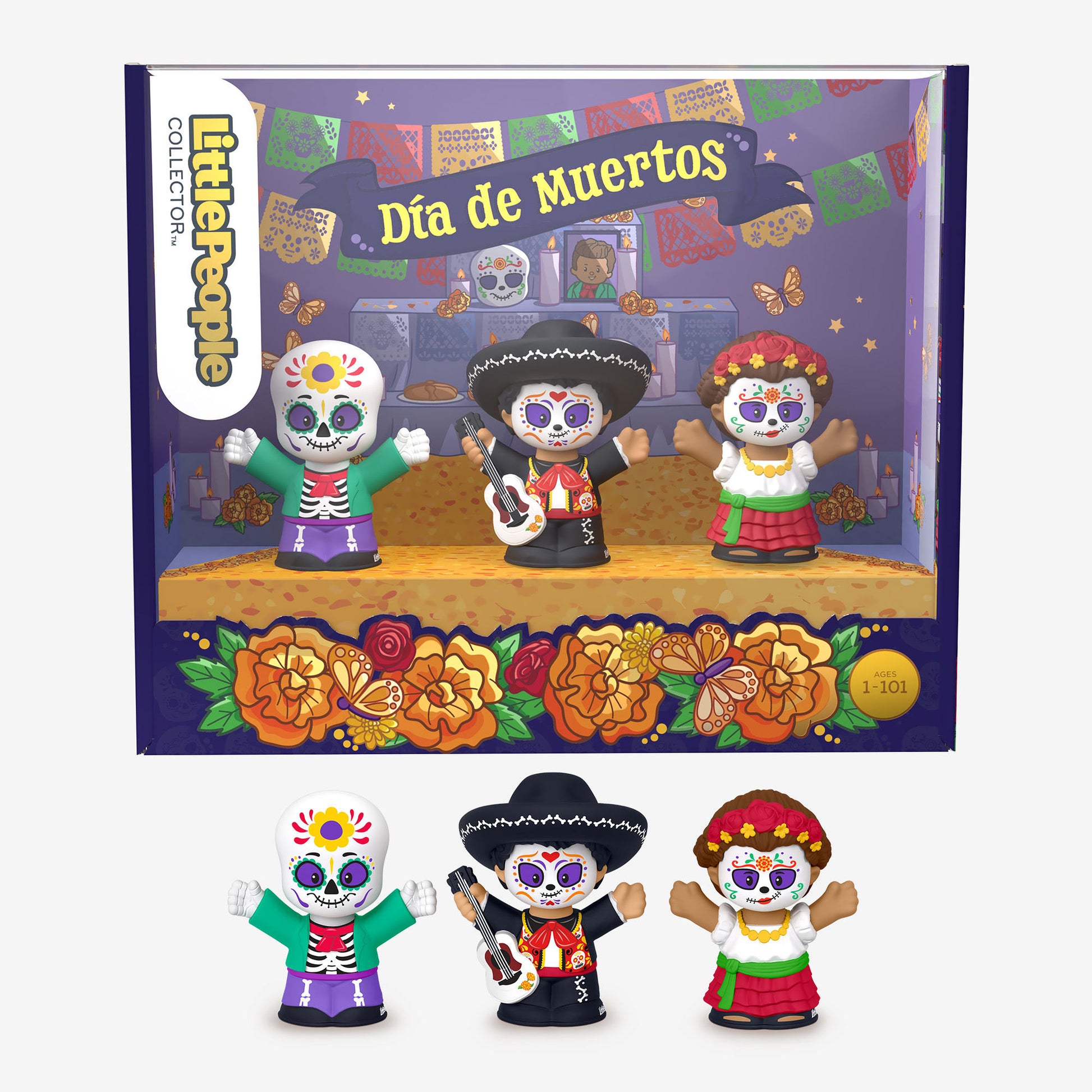 Little People Collector Día de Muertos Special Edition Set - Bộ Nhân Vật Sưu Tập Lễ Hội Người Chết - Mattel - Hình ảnh sản phẩm
