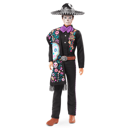 Barbie 2021 Dia De Muertos Ken Doll - Búp Bê Sưu Tầm Lễ Hội Người Chết - Mattel Signature - Hình ảnh sản phẩm