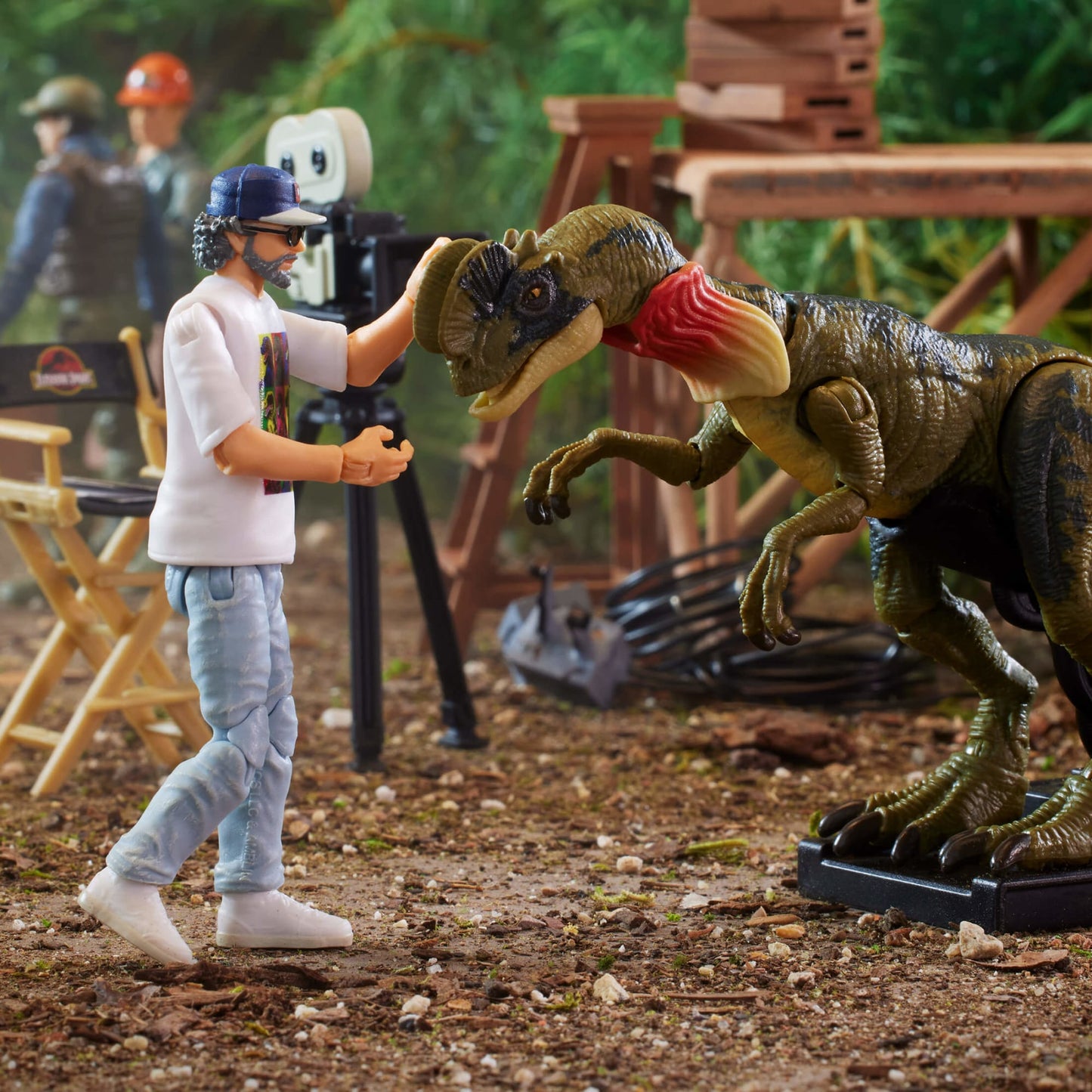 Jurassic Park 30th Anniversary Steven Spielberg Figure - Mô hình nhân vật sưu tầm Hammond Collection - Mattel - Góc nhìn khác 3